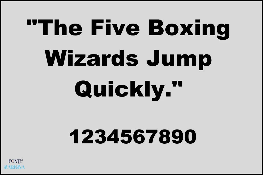 Arial Black Font