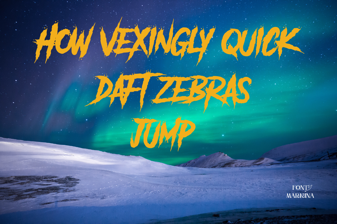 Another Danger Font View